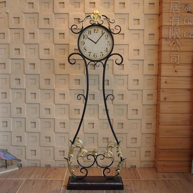 European wrought iron floor clock Wall Clock Manufacturers