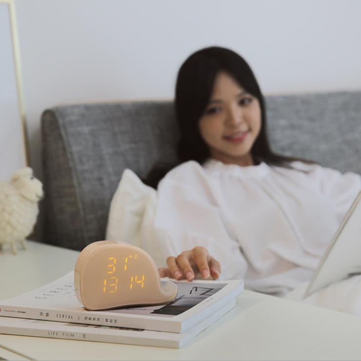 Led child dolphin cartoon alarm Wall Clock Manufacturers