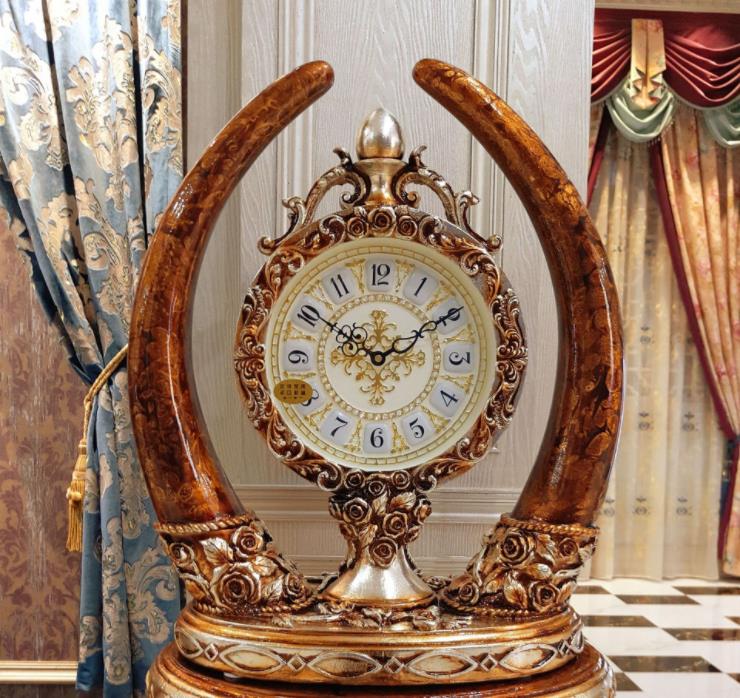 Atmospheric retro ivory grandfather clock Wall Clock Manufacturers
