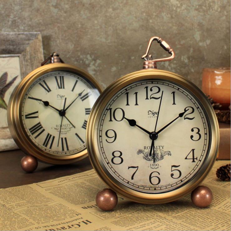Creative metal alarm clock Wall Clock Manufacturers