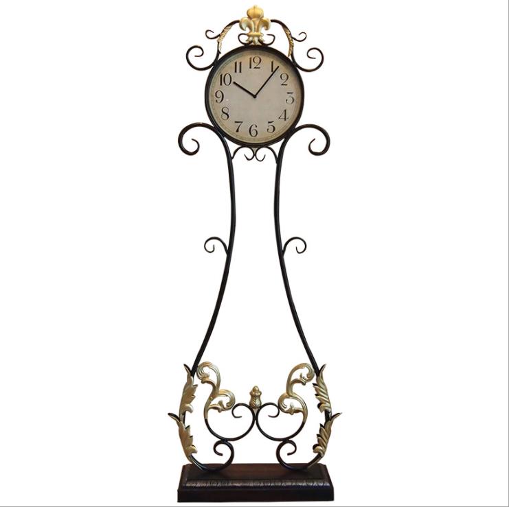European wrought iron floor clock Wall Clock Manufacturers