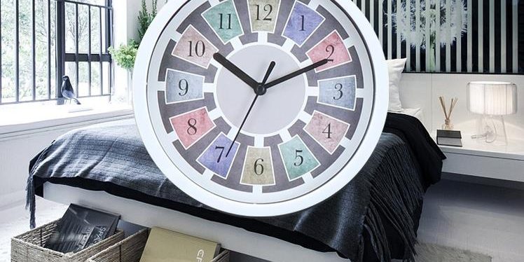 Simple plastic digital wall clock (6)