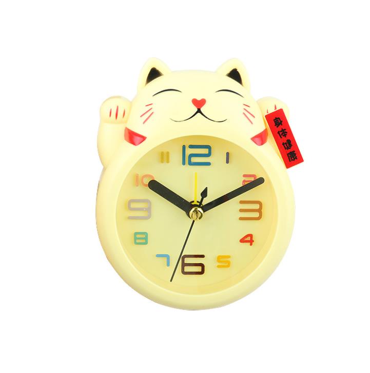 lucky cat clock