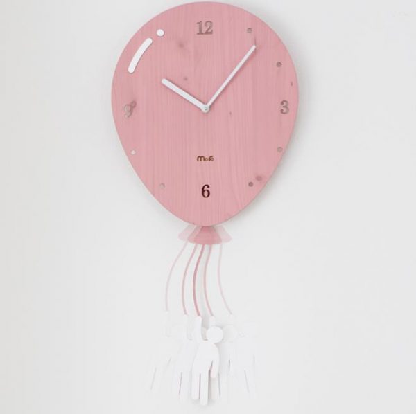 Balloon swing wall clock (2)