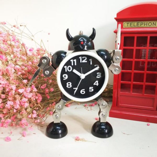 Robot alarm clock wholesale (3)