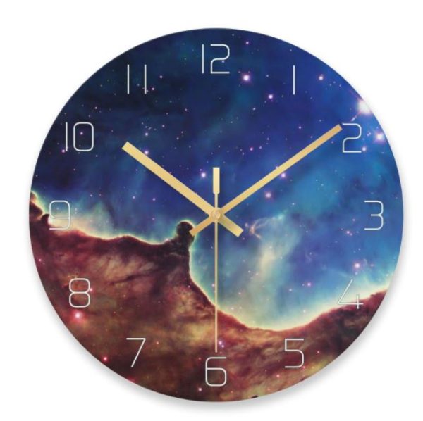 Glass wall clock (1)