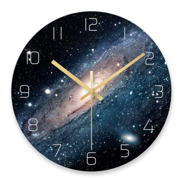 Glass wall clock (4)