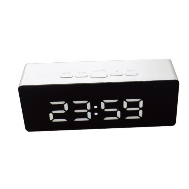 LED mirror display alarm clock Wall Clock Manufacturers