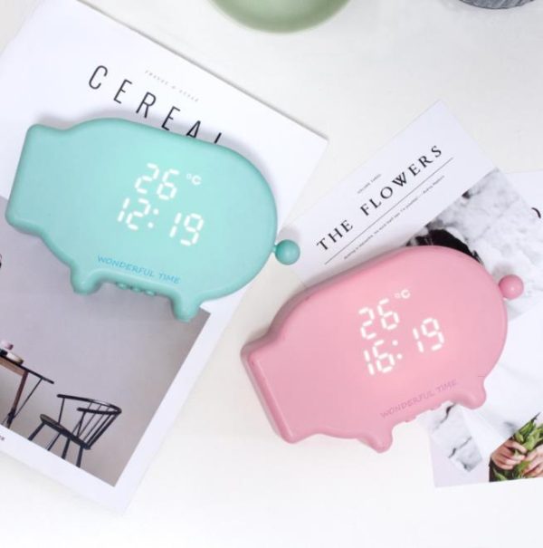 Led digital luminous alarm clock (5)