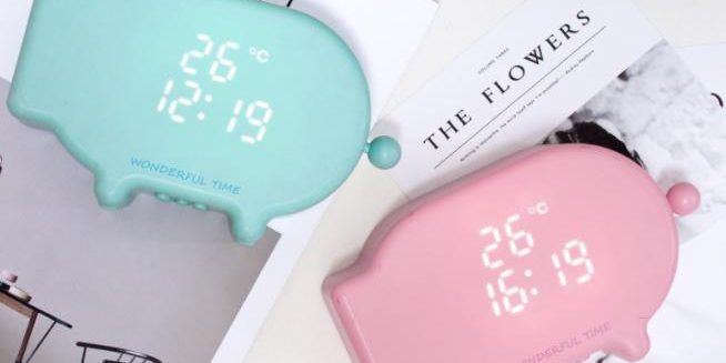 Led digital luminous alarm clock (5)