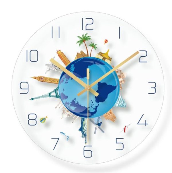Stylish transparent wall clock (5)